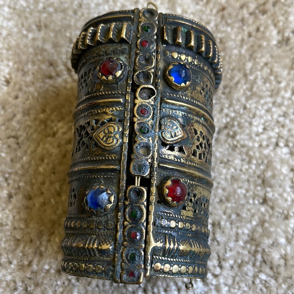 Tribal vintage handcuffs